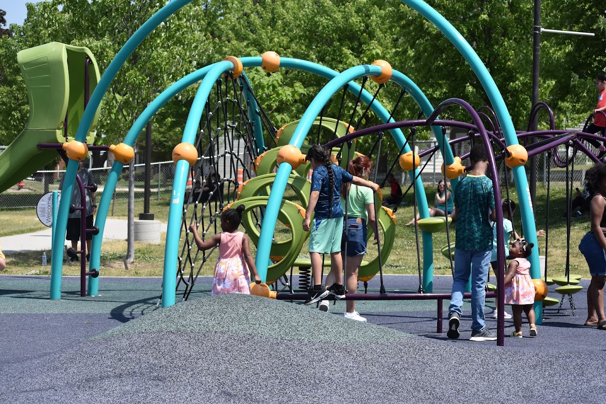 parque con niños